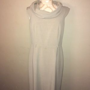 Tahari Cowl Neck Dress